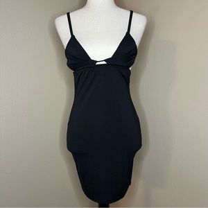 Backless Slim Pack Hip Dress Black, Small──★